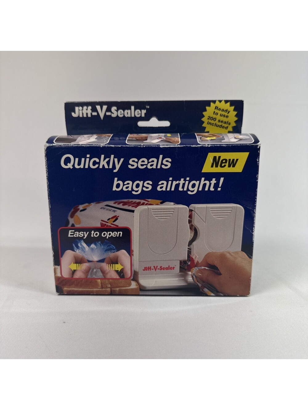 New/Sealed - Jokari Jiff-V-Sealer Bag Sealer